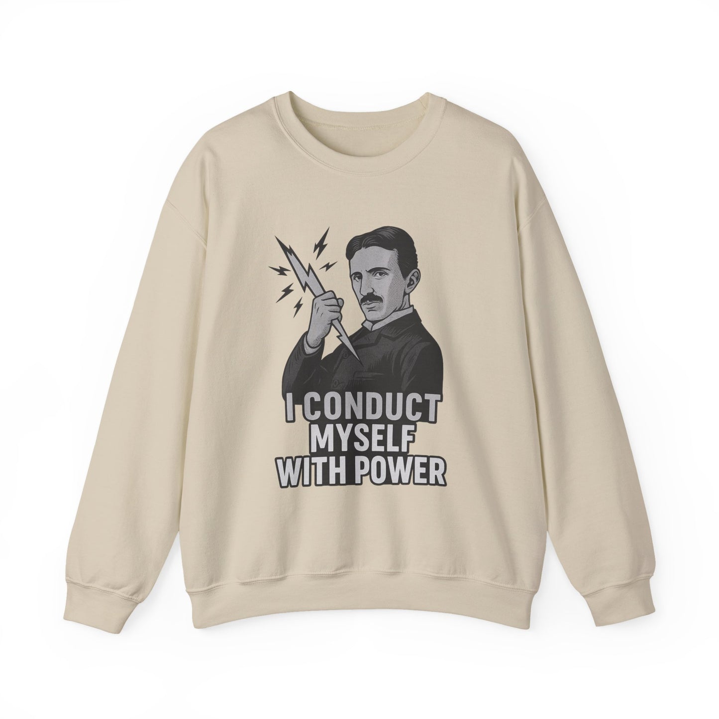 Nikola Tesla Sweatshirt, Science Inspiration Gift, Unisex Sweatshirt, Funny Science Tee, Nerdy Gift for Him/Her