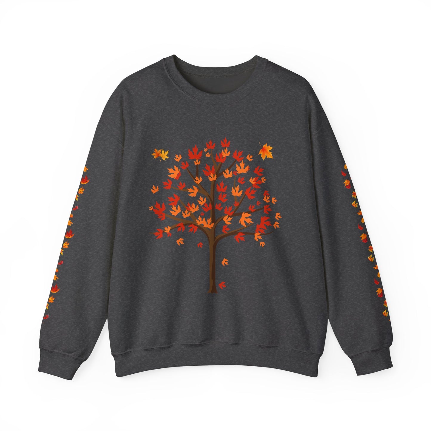 Autumn Tree Sweatshirt, Cozy Fall Crewneck, Unisex Sweatshirt, Nature Lover Gift, Seasonal Fashion, Harvest Celebration Sweater