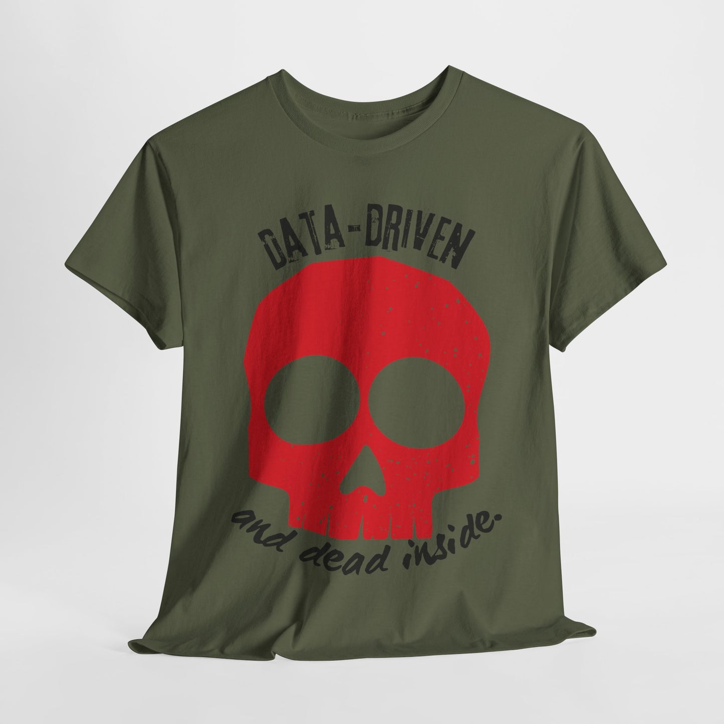 BCBA, RBT, Therapist T-shirt-Data Driven and Dead Inside – Skull ABA Therapy Tee