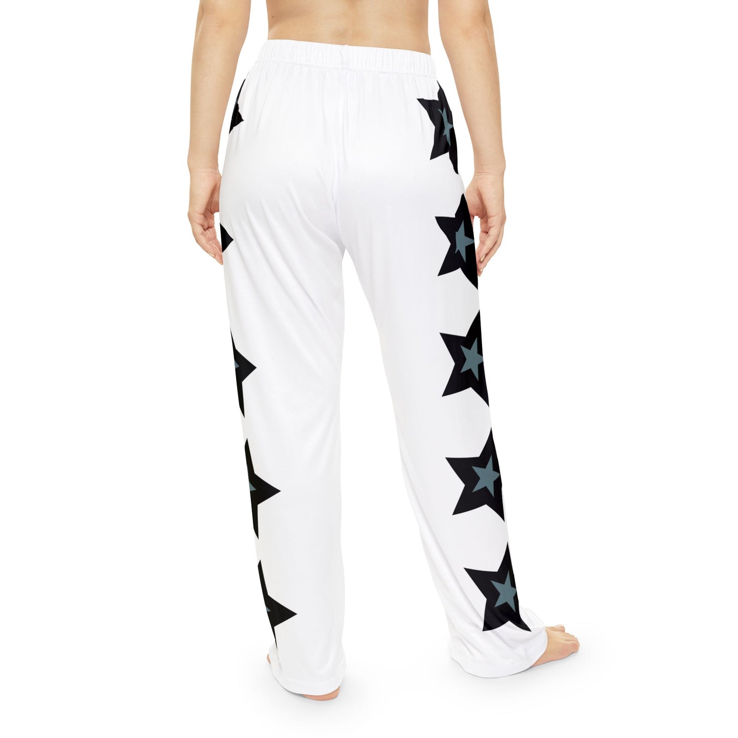 Stylish Star-Pattern Women's Pajama Pants, Cozy Lounge Wear, Sleepwear, Gift for Her, Starry Night Sleep Pants