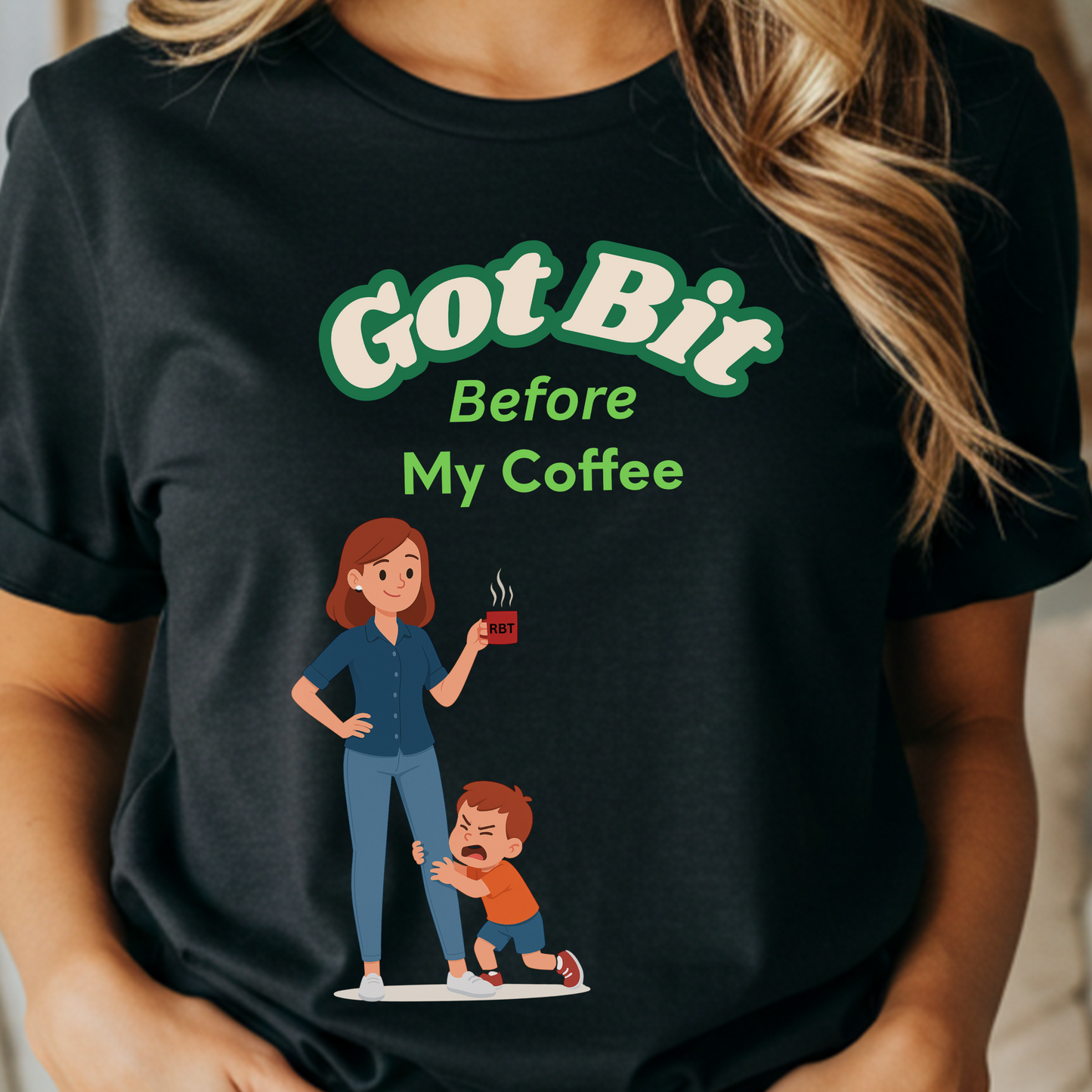 Funny RBT ABA Therapist T-Shirt: ABA Behavior Tech Humor Tee (Featuring Female RBT)