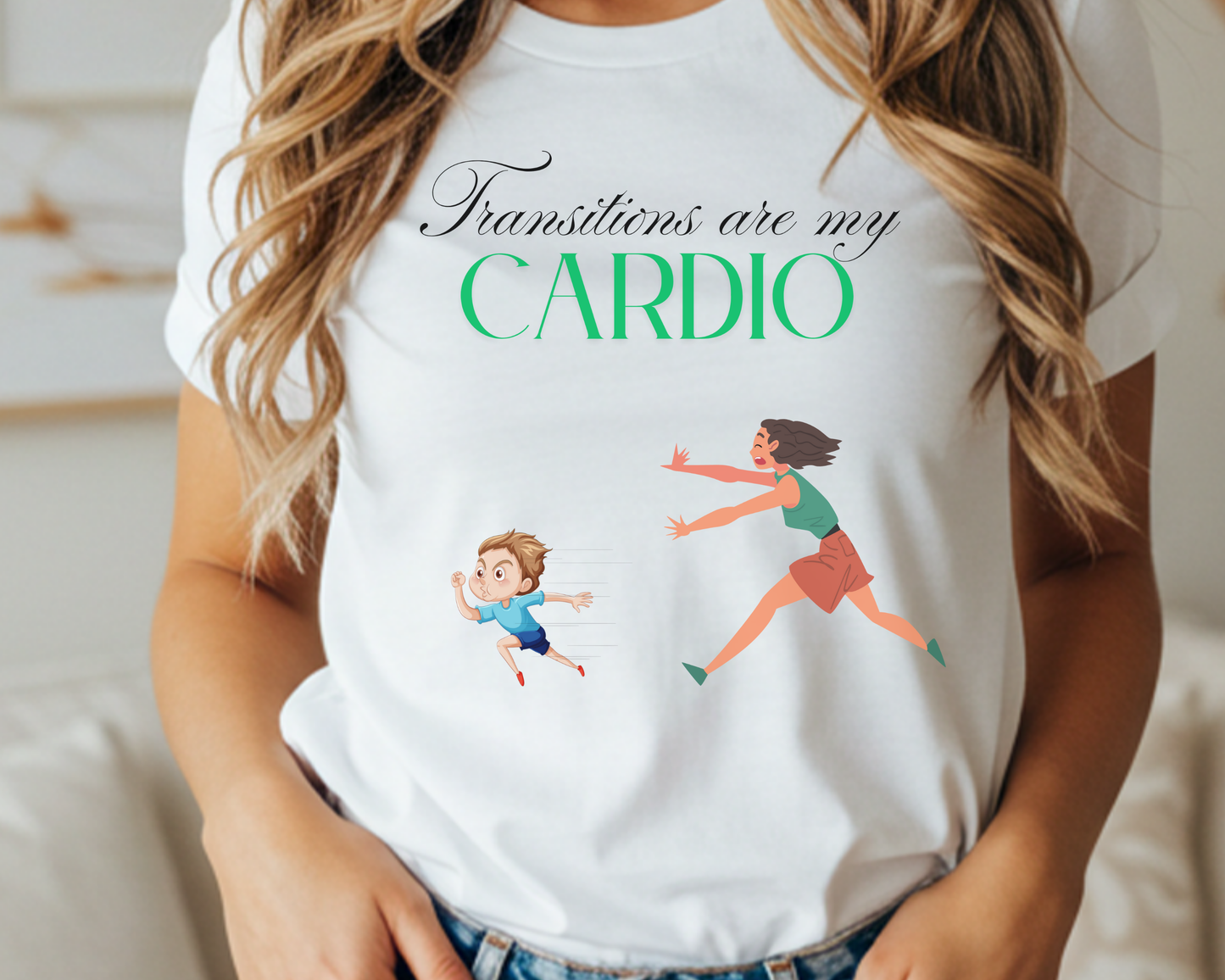 Funny RBT ABA Therapist Tee – Chasing Kid Graphic – Behavior Tech Humor Shirt