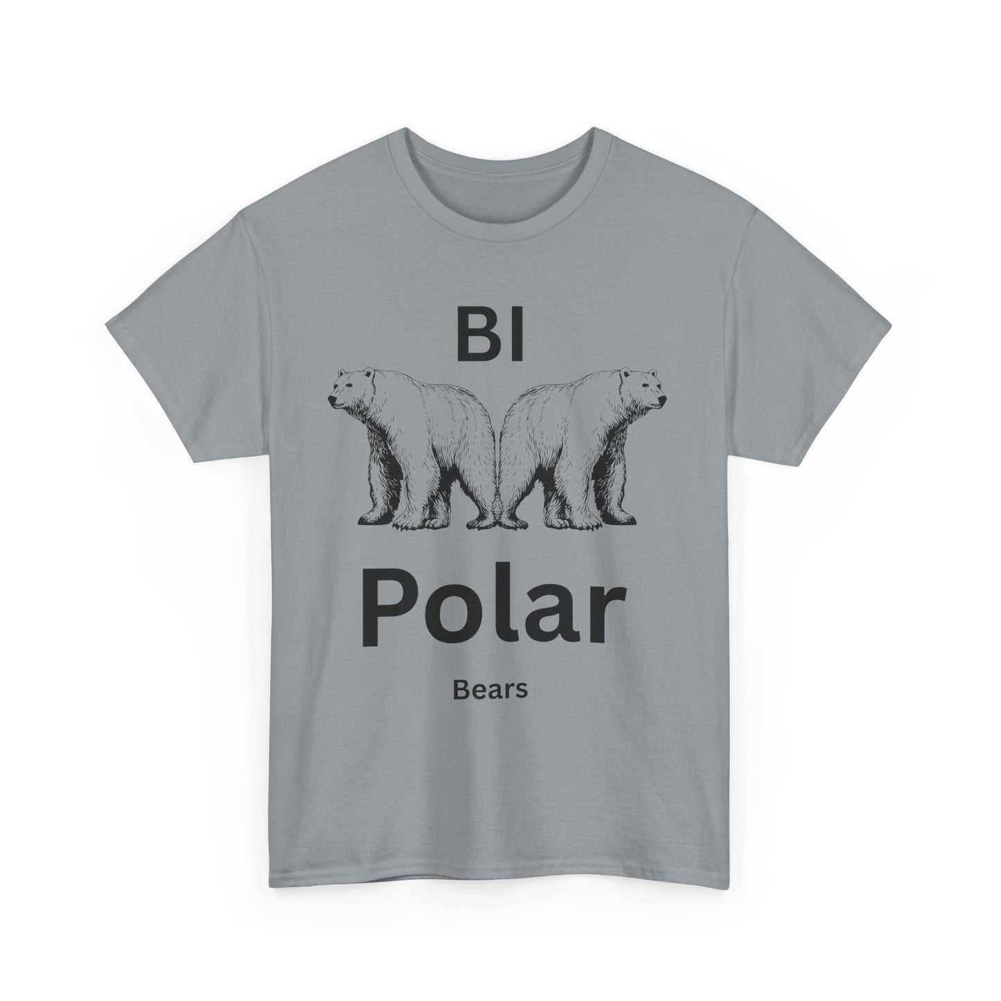 Bi-Polar Bears Graphic Tee | Funny Polar Bear Shirt, Gift for Animal Lovers