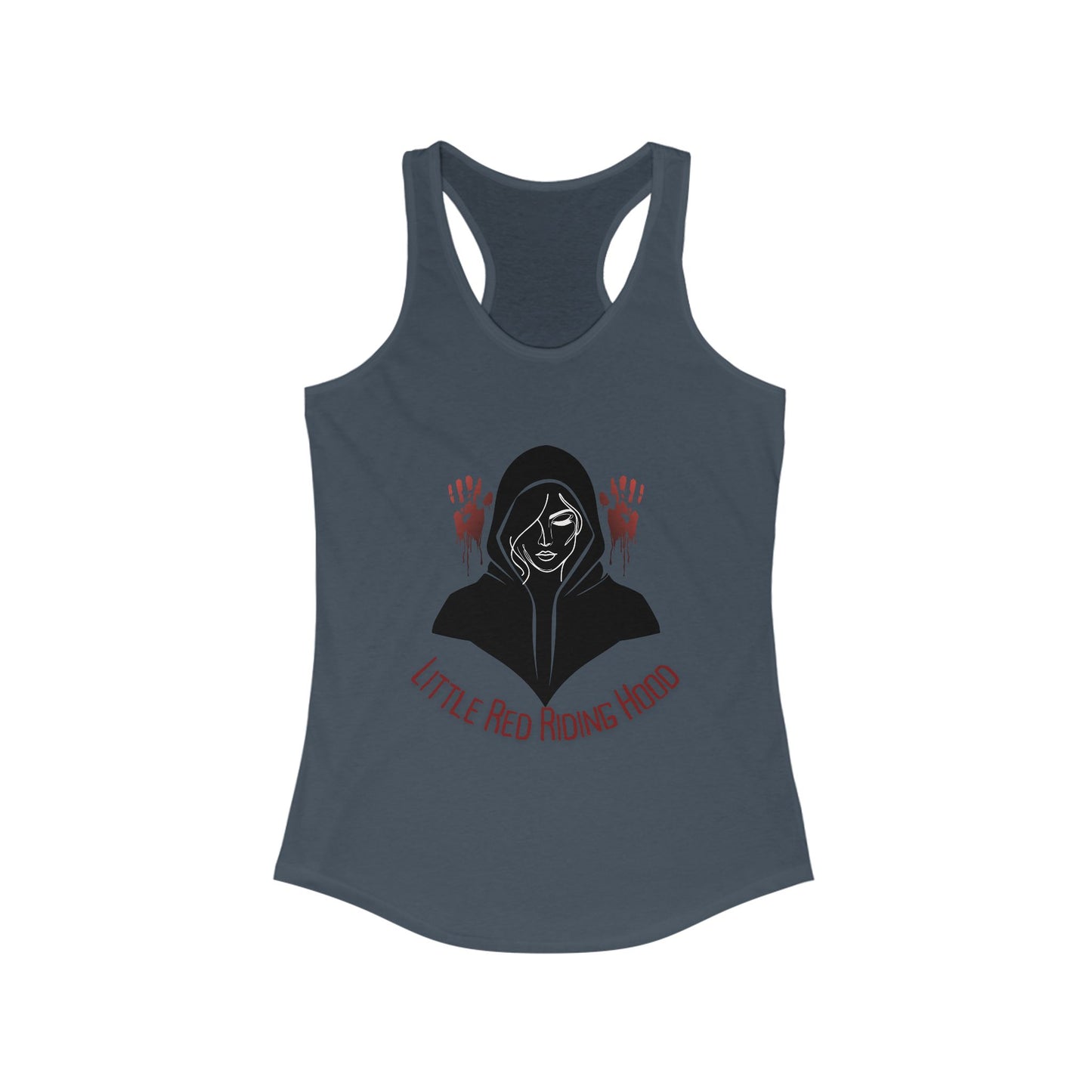 Little Red Riding Hood Graphic Tank for Women, Horror Tank Top, Halloween Outfit, Casual Summer Wear, Unique Gift Idea