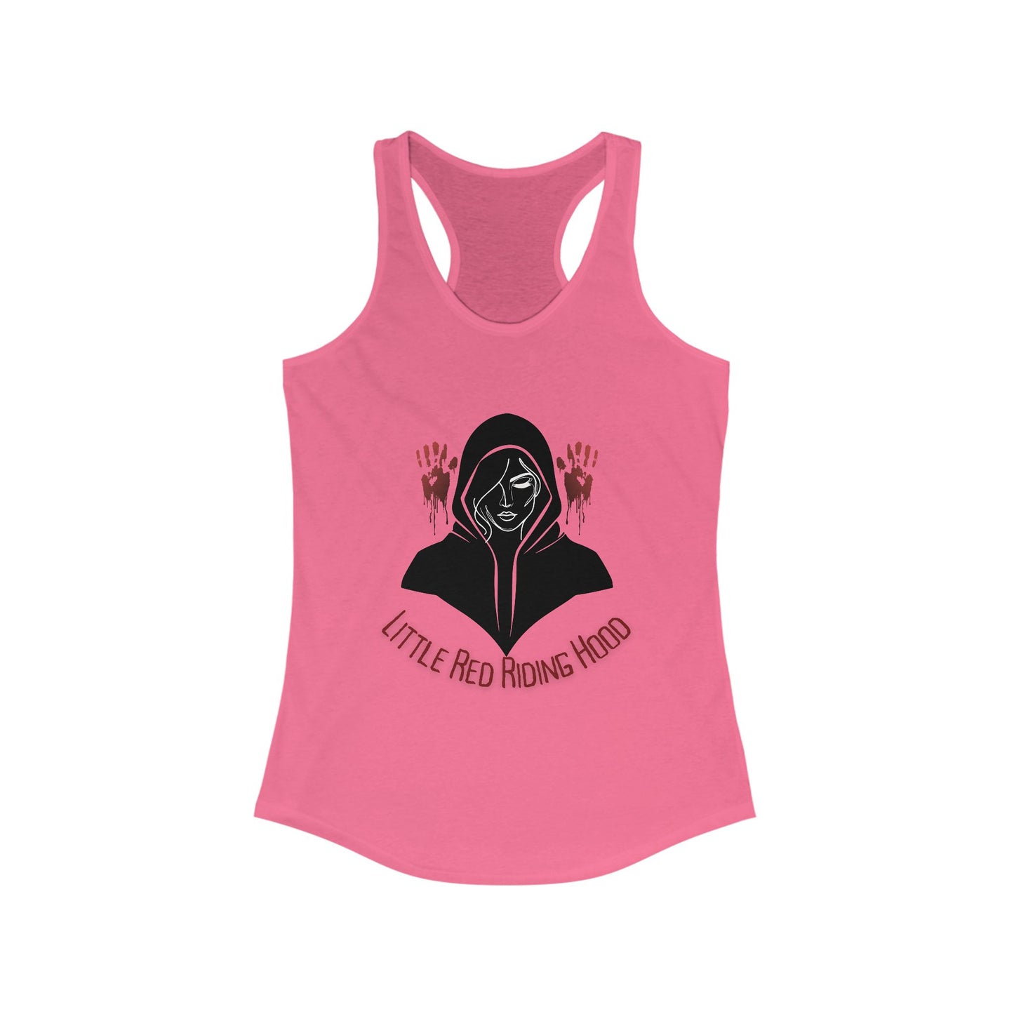 Little Red Riding Hood Graphic Tank for Women, Horror Tank Top, Halloween Outfit, Casual Summer Wear, Unique Gift Idea