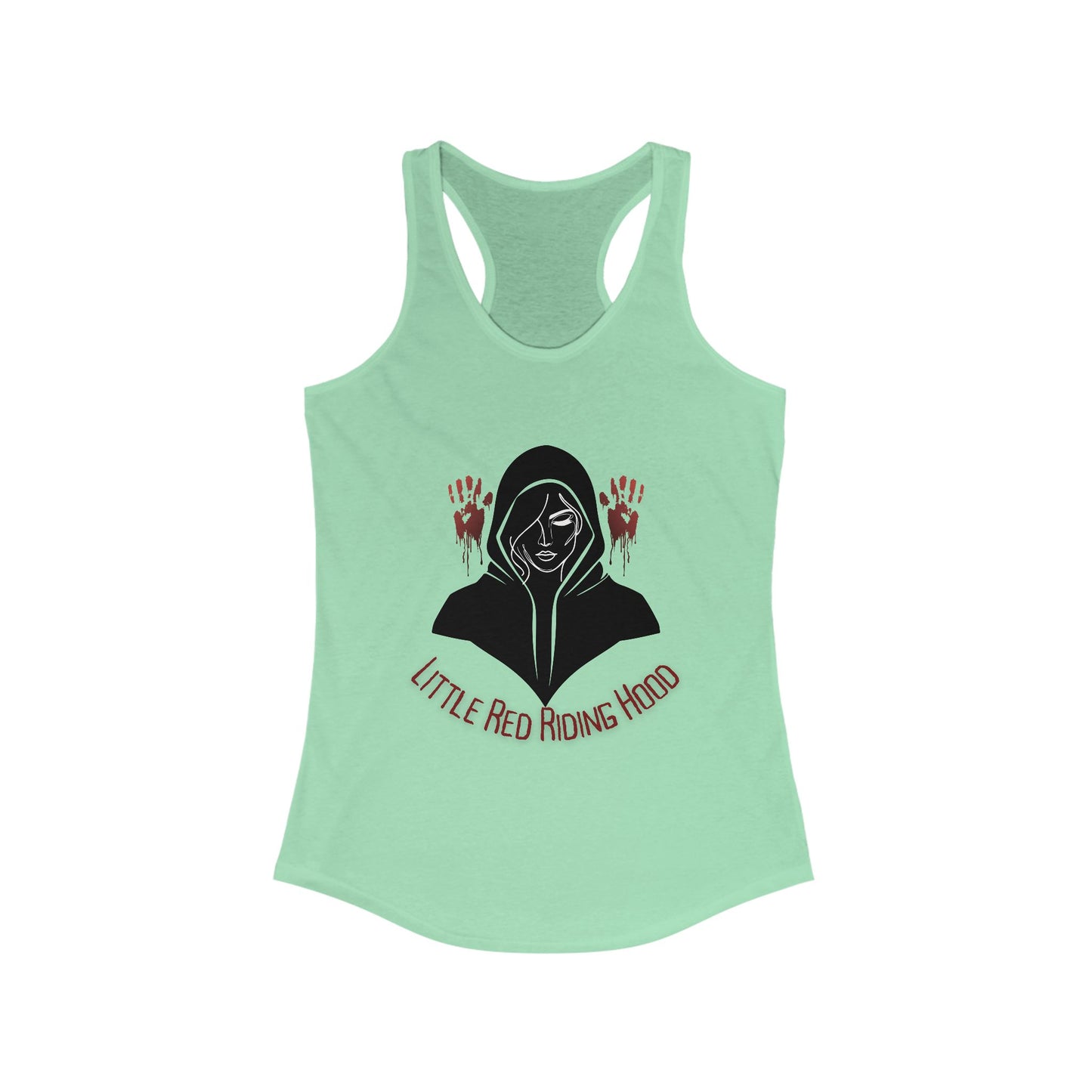 Little Red Riding Hood Graphic Tank for Women, Horror Tank Top, Halloween Outfit, Casual Summer Wear, Unique Gift Idea
