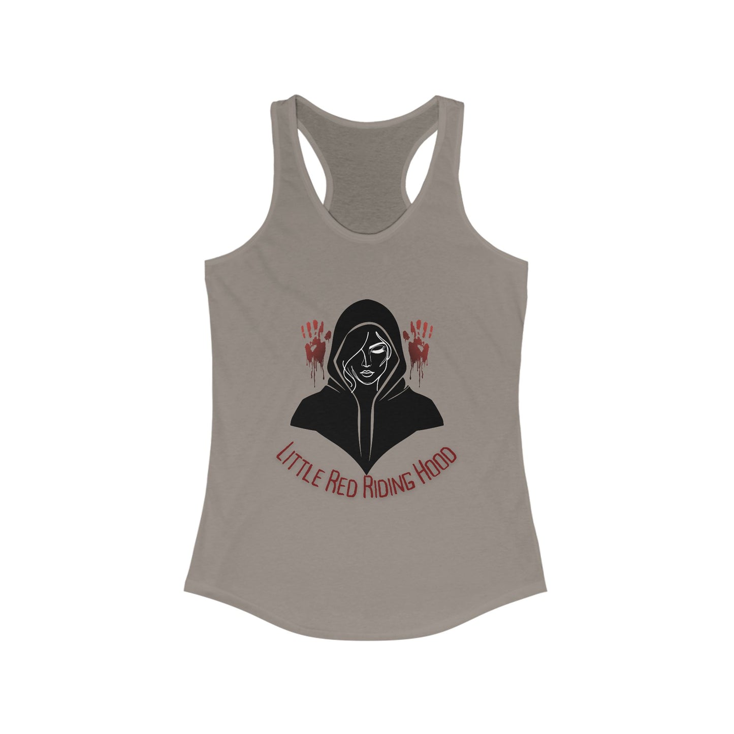 Little Red Riding Hood Graphic Tank for Women, Horror Tank Top, Halloween Outfit, Casual Summer Wear, Unique Gift Idea