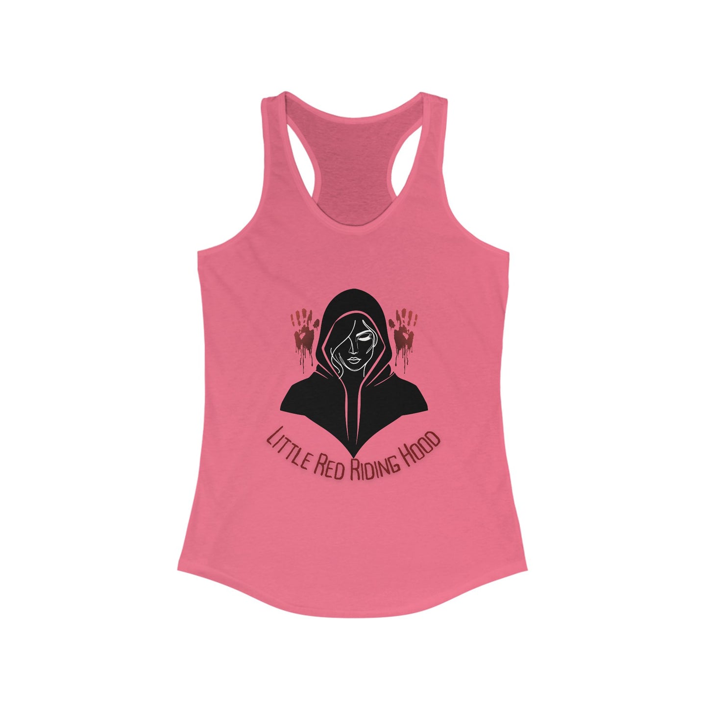 Little Red Riding Hood Graphic Tank for Women, Horror Tank Top, Halloween Outfit, Casual Summer Wear, Unique Gift Idea