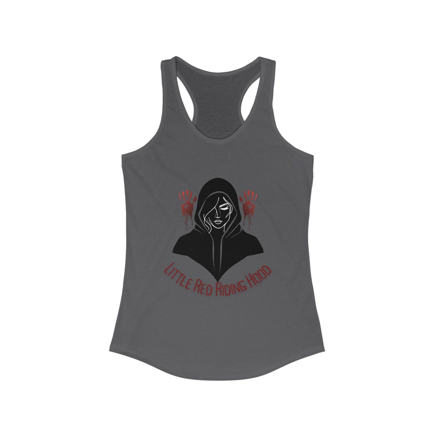 Little Red Riding Hood Graphic Tank for Women, Horror Tank Top, Halloween Outfit, Casual Summer Wear, Unique Gift Idea