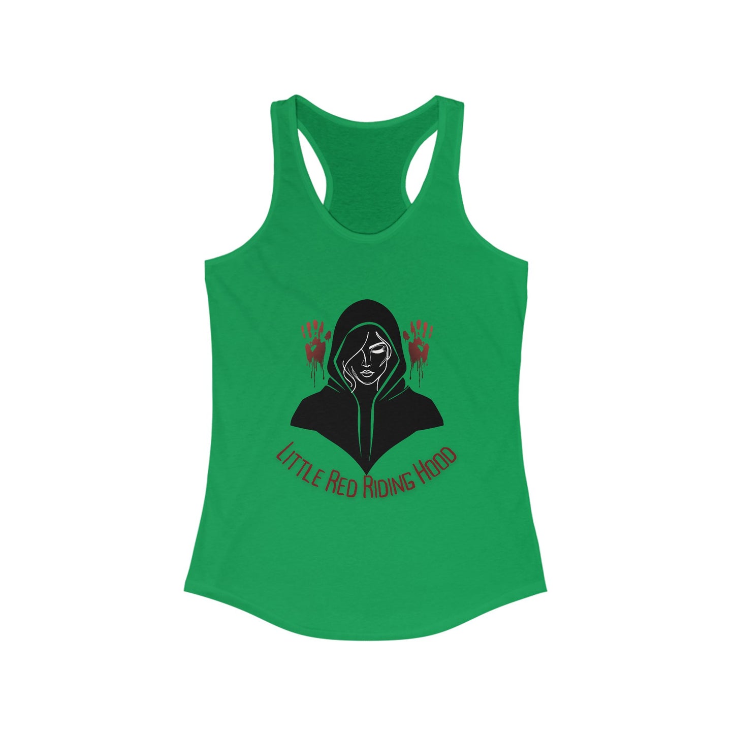 Little Red Riding Hood Graphic Tank for Women, Horror Tank Top, Halloween Outfit, Casual Summer Wear, Unique Gift Idea
