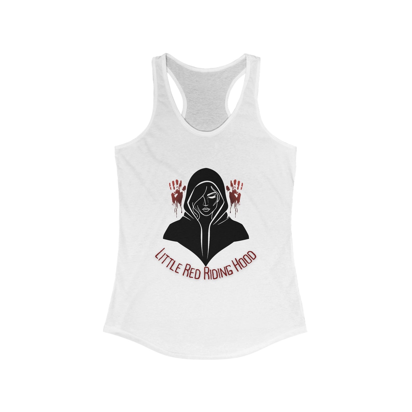 Little Red Riding Hood Graphic Tank for Women, Horror Tank Top, Halloween Outfit, Casual Summer Wear, Unique Gift Idea