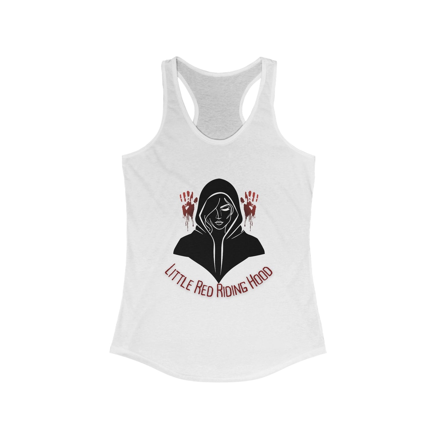 Little Red Riding Hood Graphic Tank for Women, Horror Tank Top, Halloween Outfit, Casual Summer Wear, Unique Gift Idea