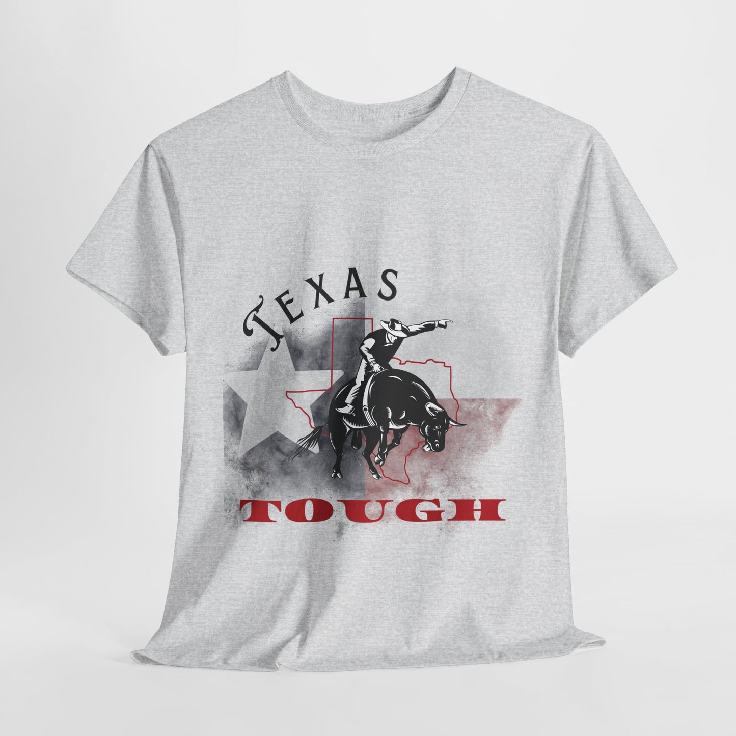 Texas Tough T Shirt, Rodeo Shirt, Western Bull Rider Tee, Cowboy Gift, Country Music, Texas Pride T-Shirt