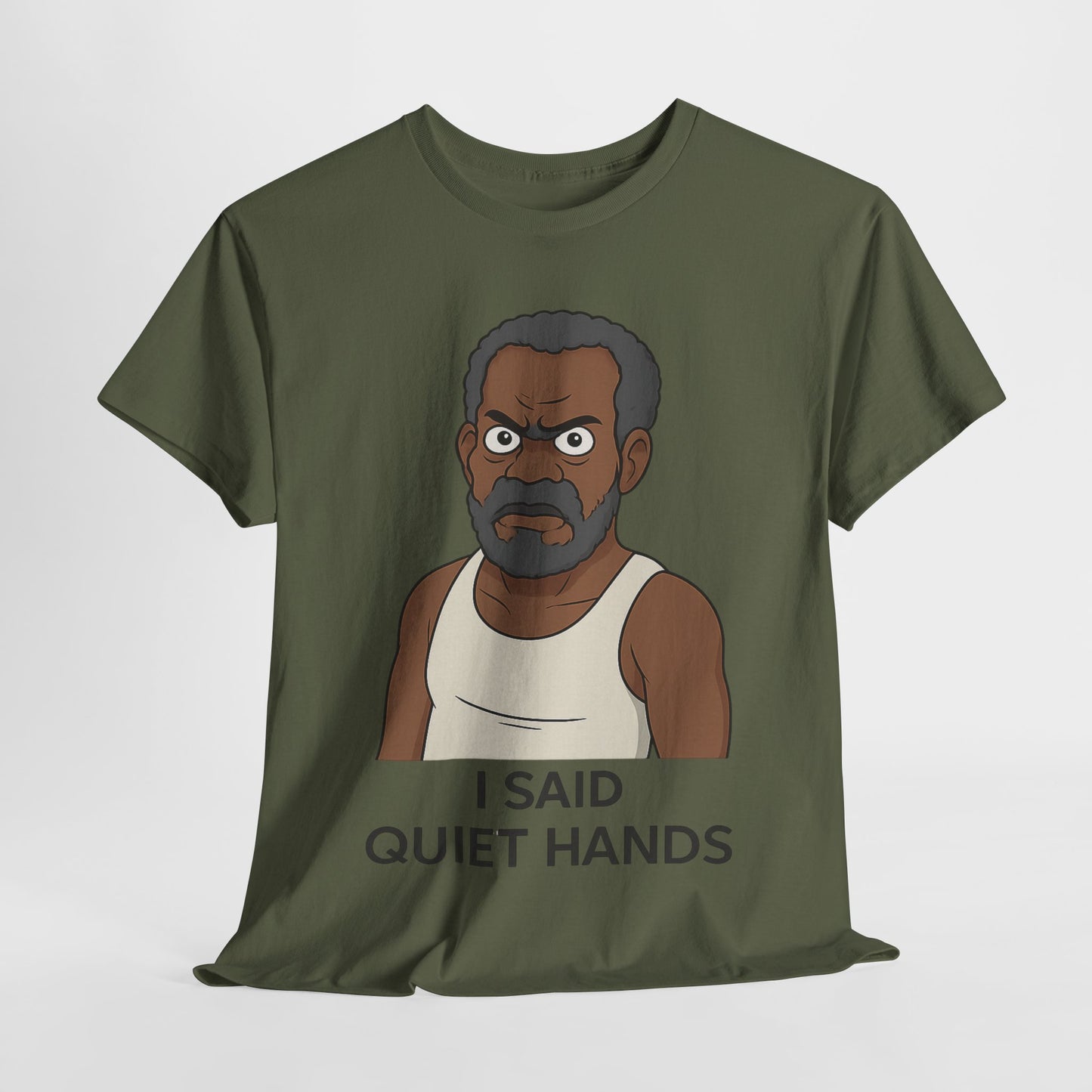 Funny RBT Shirt, Gift for RBT Graphic Shirt, I Said Quiet Hands Shirt – Sarcastic ABA Humor Tee with Jester Hat Illustration