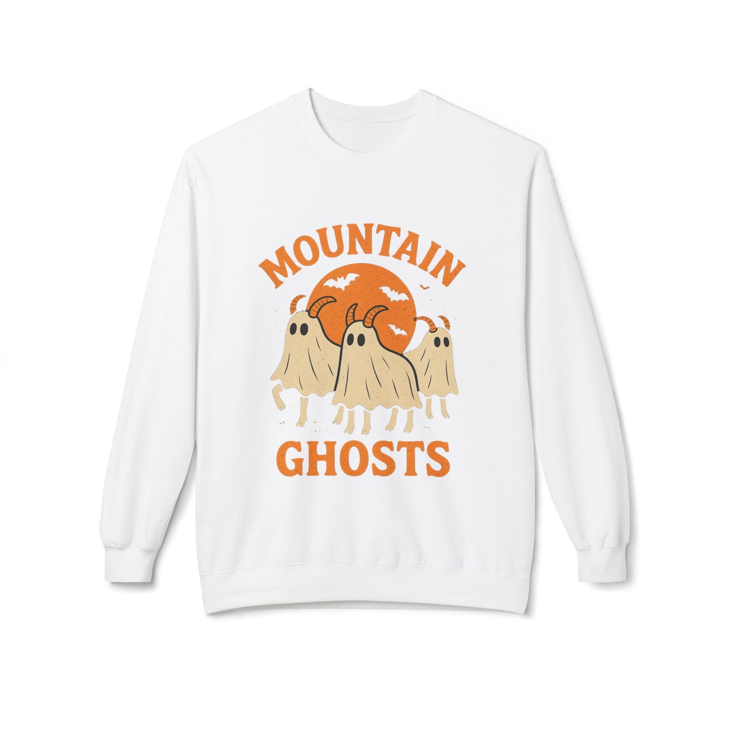 Halloween Mountain Ghosts Crewneck Sweatshirt | Halloween Sweater, Spooky Season Style