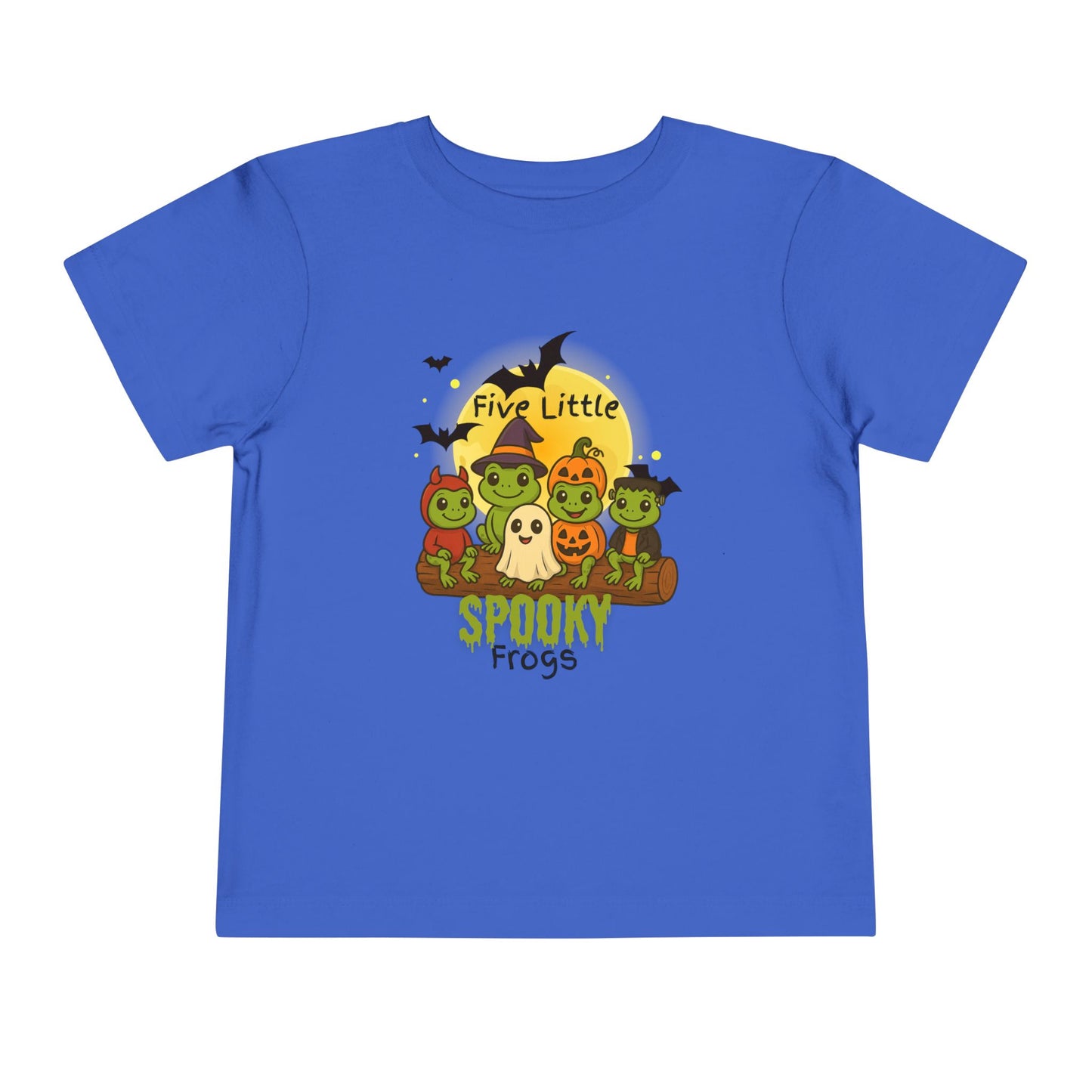 Toddler Spooky Frog Tee, Kids Halloween Shirt, Toddler Costume Tee, Cute Frog Top, Festive Kids Apparel