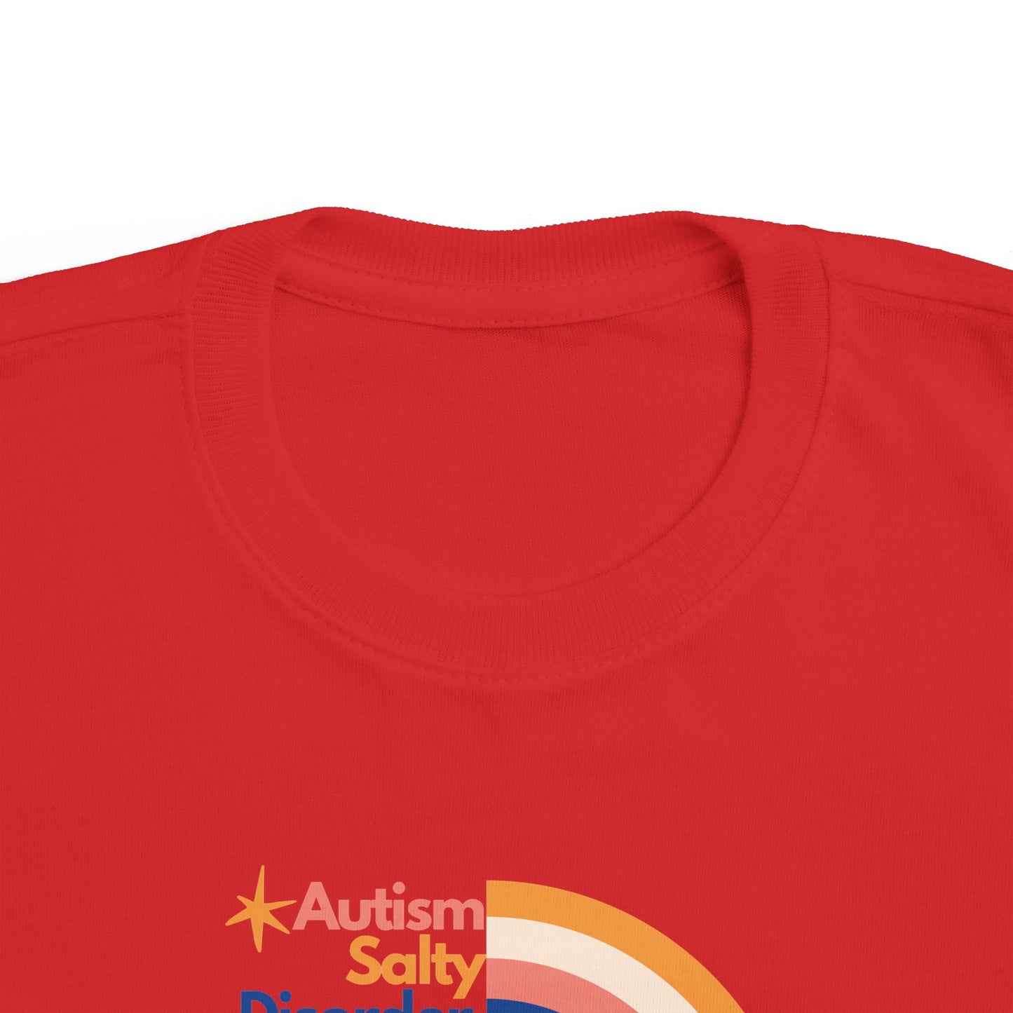 Toddler's Salty Autism Awareness Tee, Kids' Rainbow Shirt