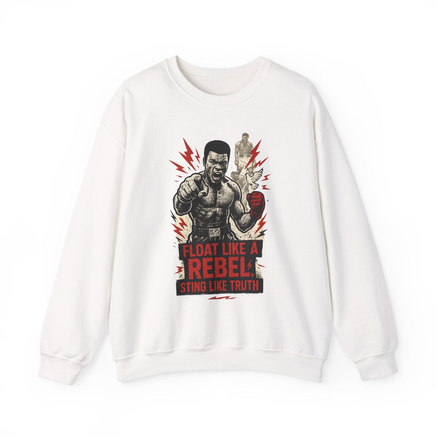 Muhammad Ali Sweatshirt, Motivational Boxing Gift, Statement Sweatshirt, Athleisure Clothing, Inspiration Wear