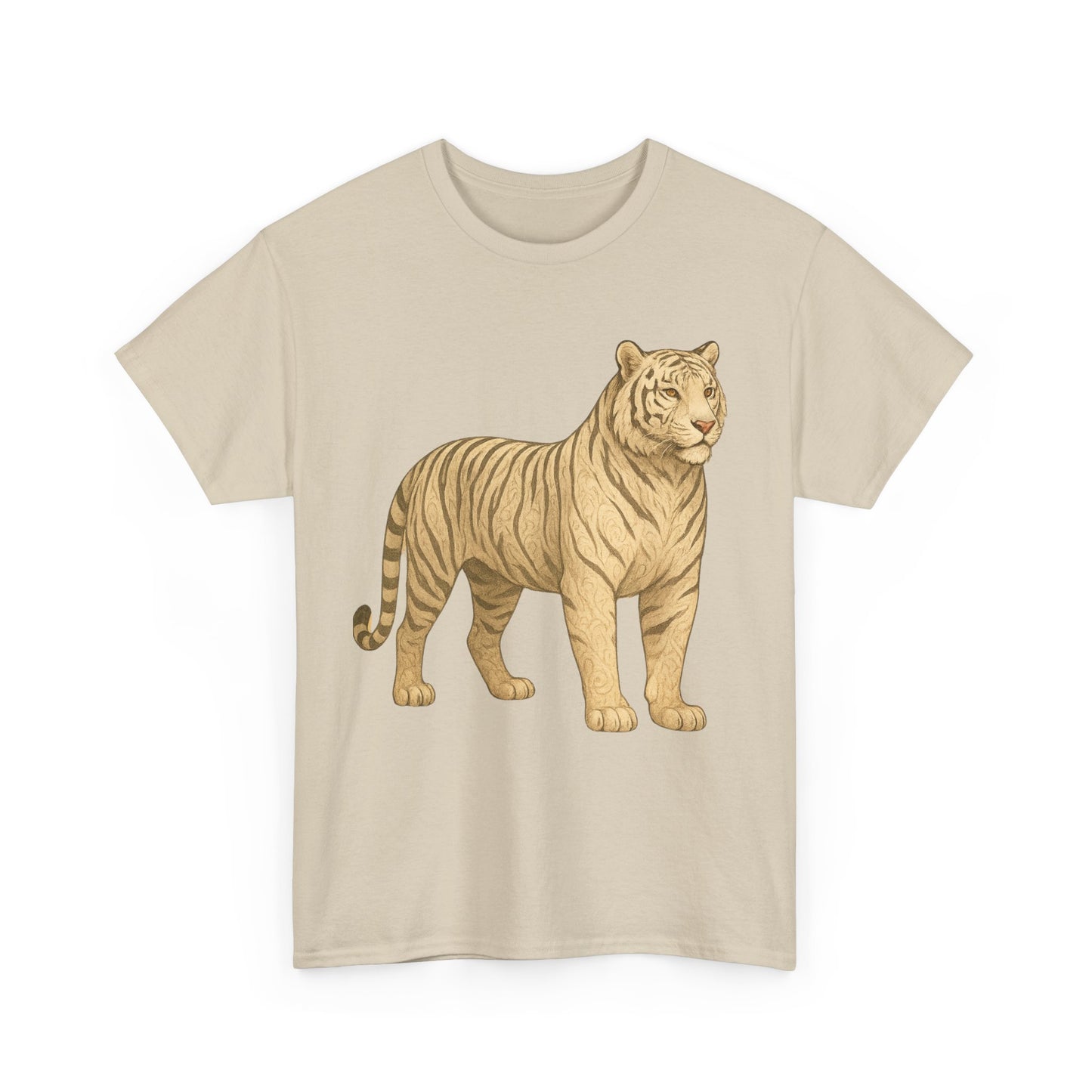 Stylish Tiger Print Tee, Perfect Gift for Animal Lovers, Unique Graphic Shirt, Eco-Friendly Cotton T-Shirt