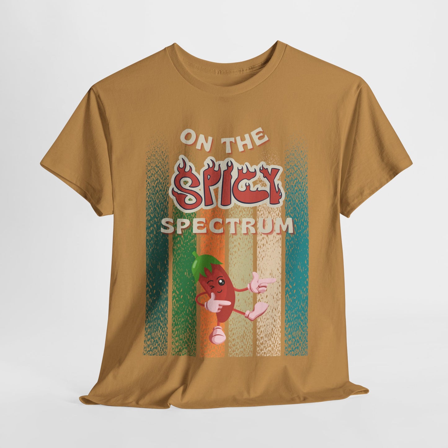Spicy Spectrum Tee - Unisex Cotton Shirt for Autism with Attitude, Gift for Him, Vibrant Graphic Tee