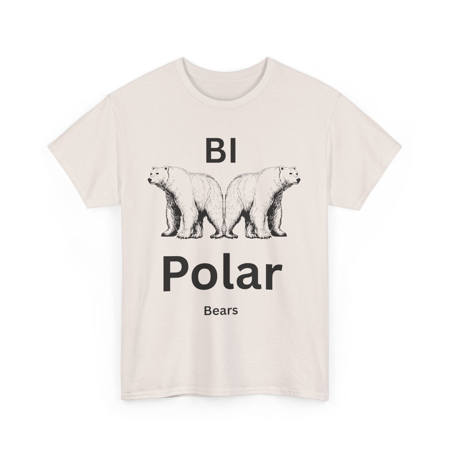 Bi-Polar Bears Graphic Tee | Funny Polar Bear Shirt, Gift for Animal Lovers