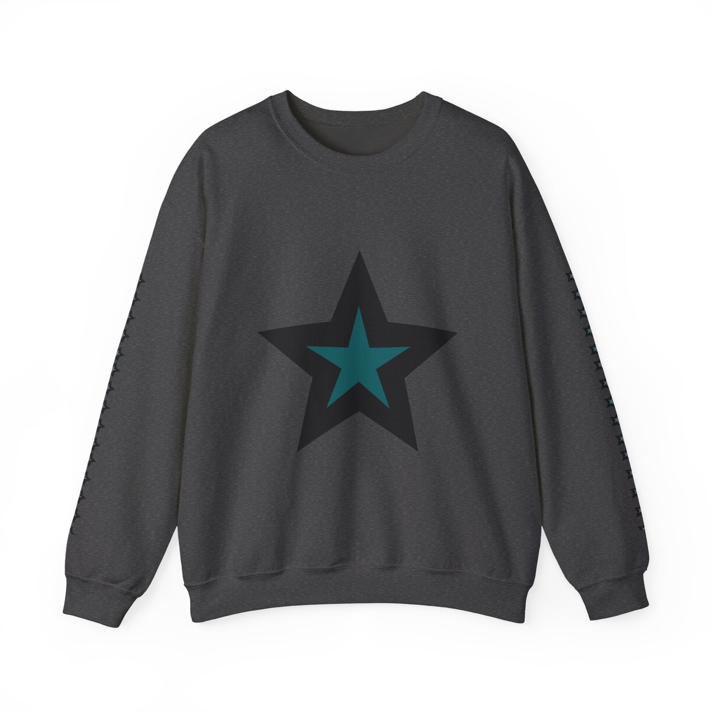 Starry Print Unisex Sweatshirt, Comfy Crewneck, Casual Wear, Gift for Her/Him, Star Lover Apparel
