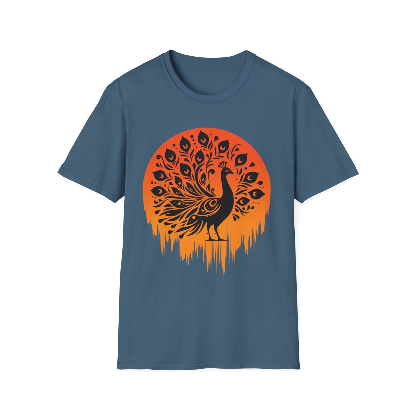 Bohemian Peacock T-Shirt, Gift for Her, Festival Nature Lovers