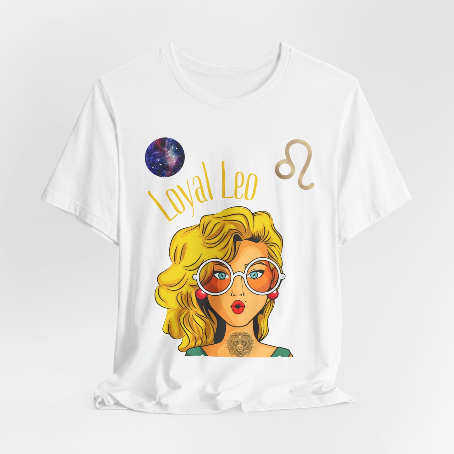 Loyal Leo Unisex Tee, Astrology Shirt, Zodiac T-Shirt, Birthday Gift for Leos, Trendy Graphic Tee, Summer Outfit