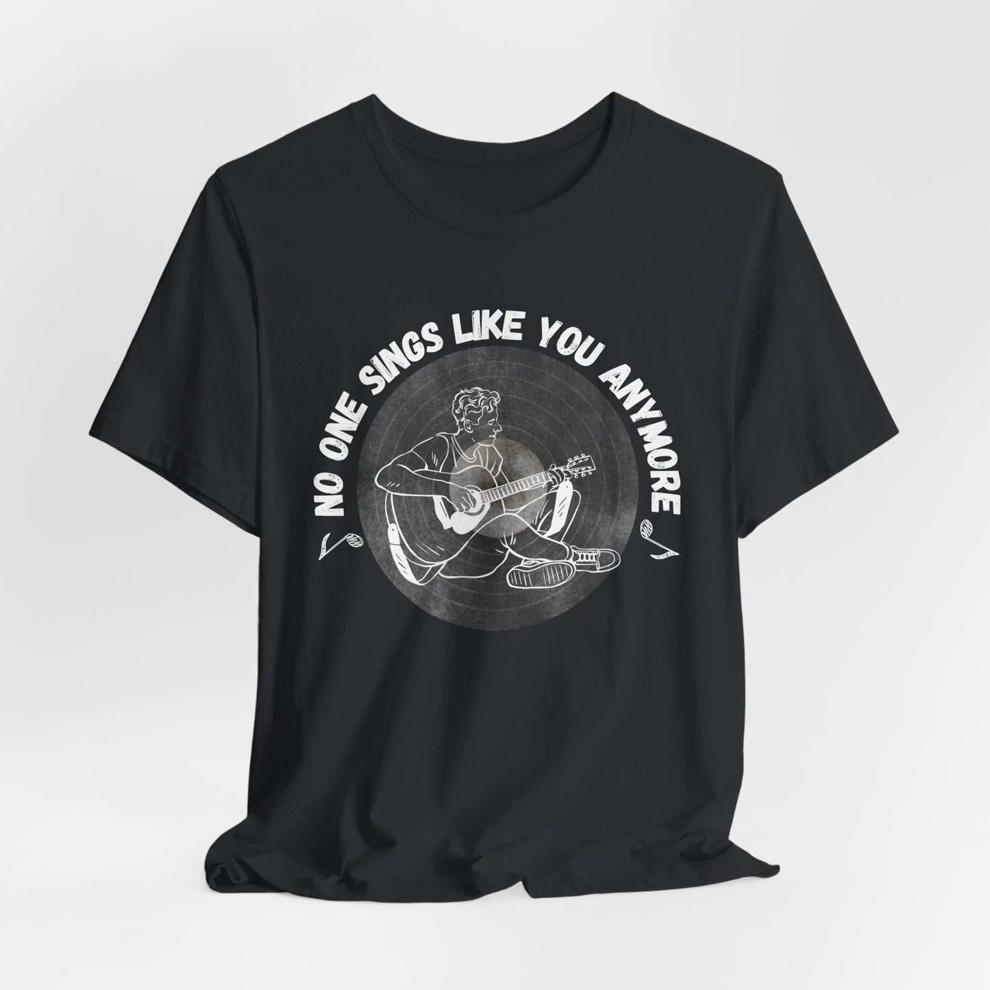 No One Sings Like You Anymore Women's Relaxed T-Shirt, Musician T-Shirt, Music Lover, Playing Guitar, Soulful Songs, Vintage Tshirt