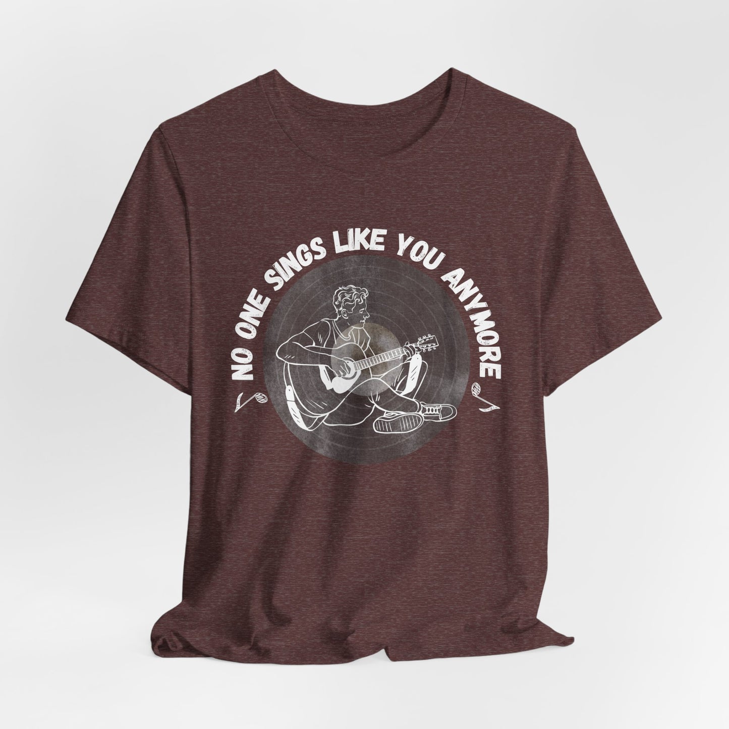 No One Sings Like You Anymore Women's Relaxed T-Shirt, Musician T-Shirt, Music Lover, Playing Guitar, Soulful Songs, Vintage Tshirt