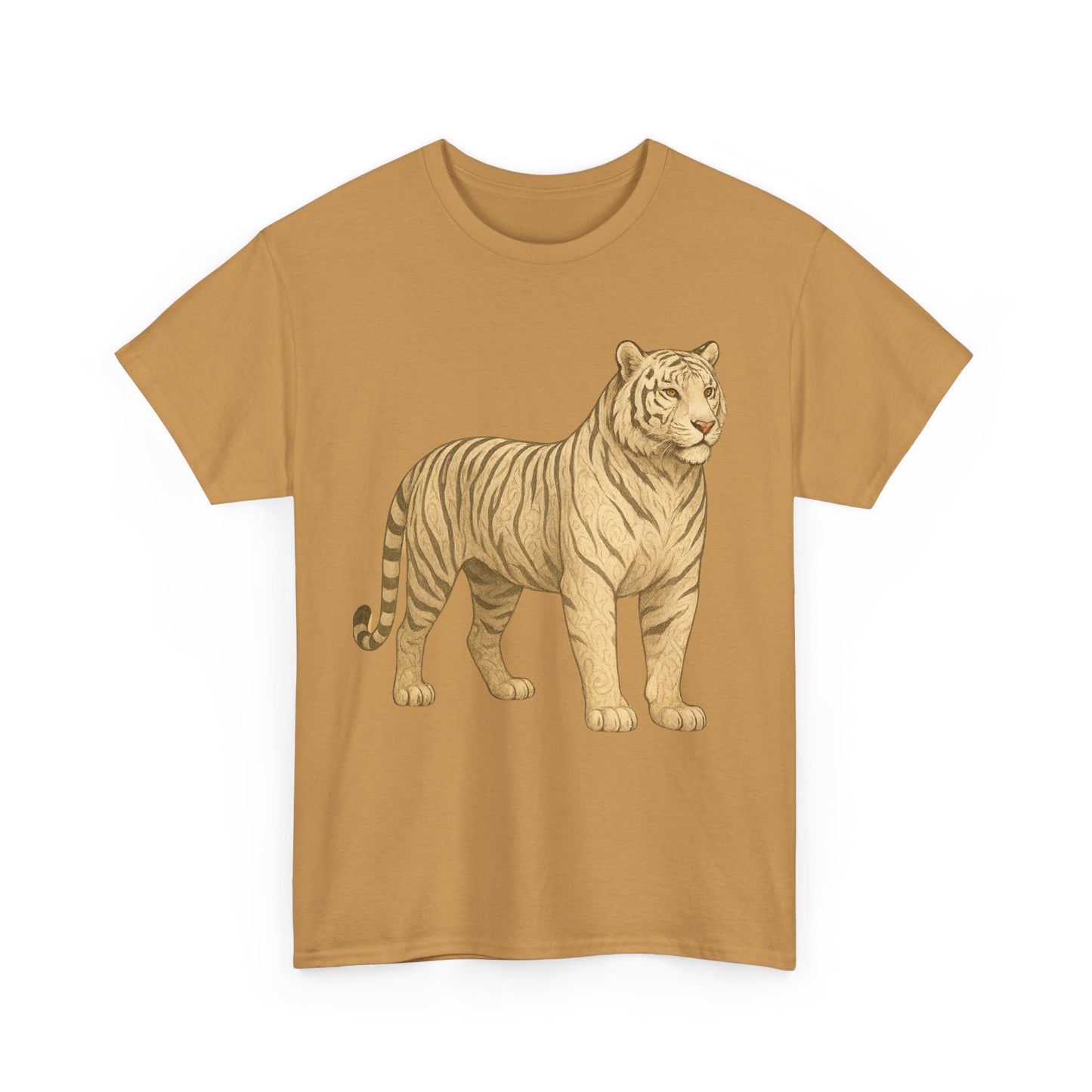 Stylish Tiger Print Tee, Perfect Gift for Animal Lovers, Unique Graphic Shirt, Eco-Friendly Cotton T-Shirt