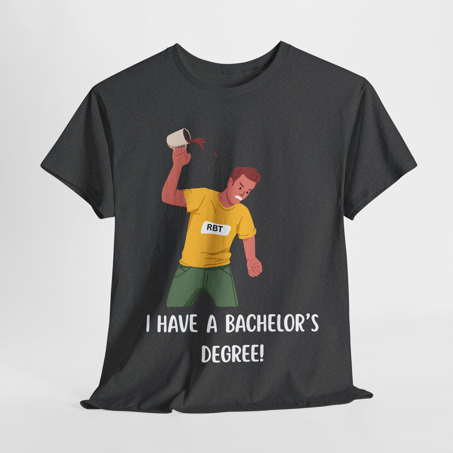 Funny RBT Coffee Throw Tee - Behavior Technician Humor Shirt - ABA Therapy Gift from Parents