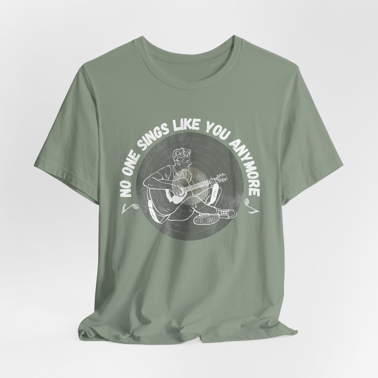 No One Sings Like You Anymore Women's Relaxed T-Shirt, Musician T-Shirt, Music Lover, Playing Guitar, Soulful Songs, Vintage Tshirt