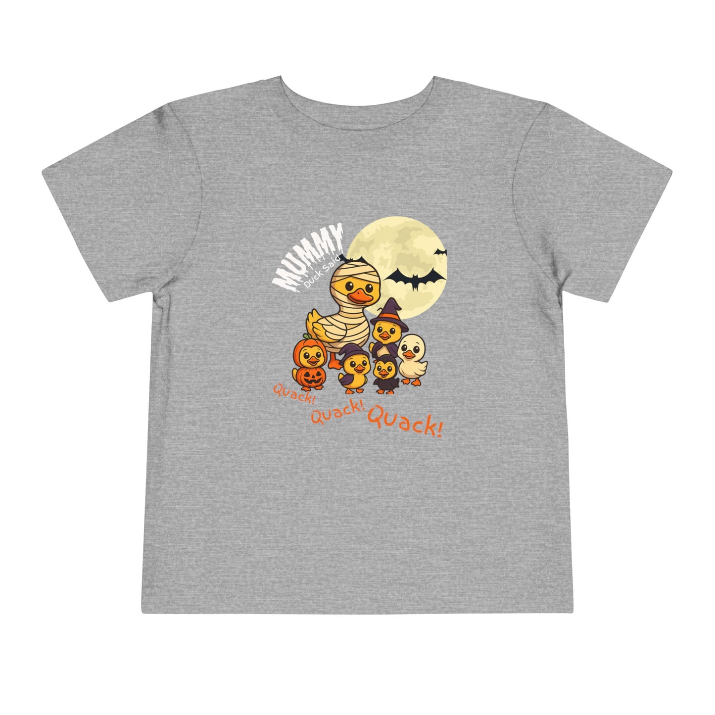 Halloween Toddler Tee, Cute Monster Duck T-Shirt, Kids Halloween Outfit, Quack Quack Quack Shirt