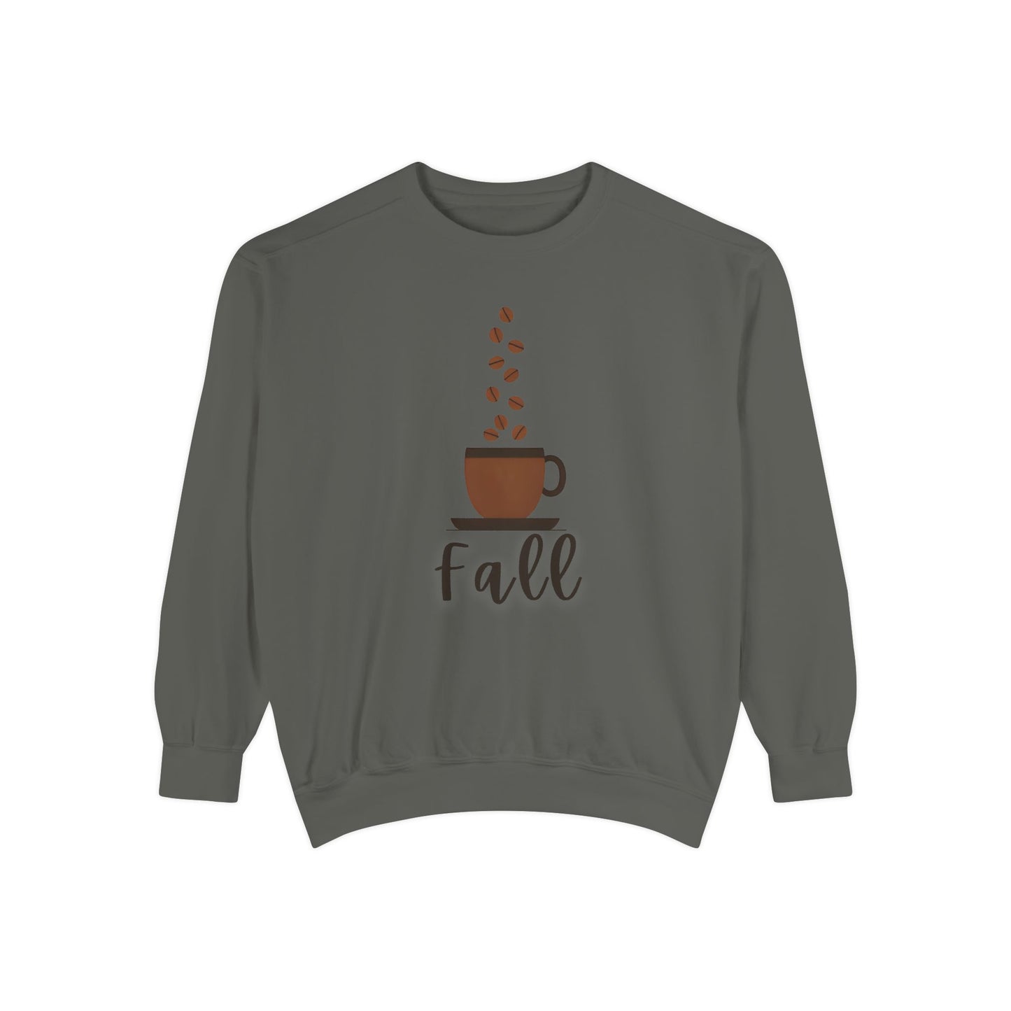 Fall Coffee Vibes Comfort Colors Sweatshirt, Cozy Sweatshirt, Trendy Fall Apparel, Gift for Coffee Lovers, Autumn Fashion