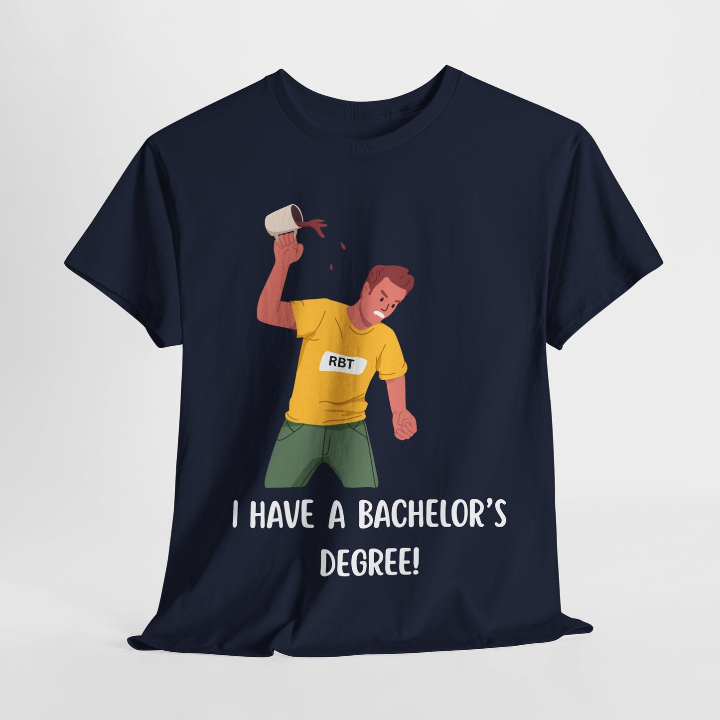Funny RBT Coffee Throw Tee - Behavior Technician Humor Shirt - ABA Therapy Gift from Parents
