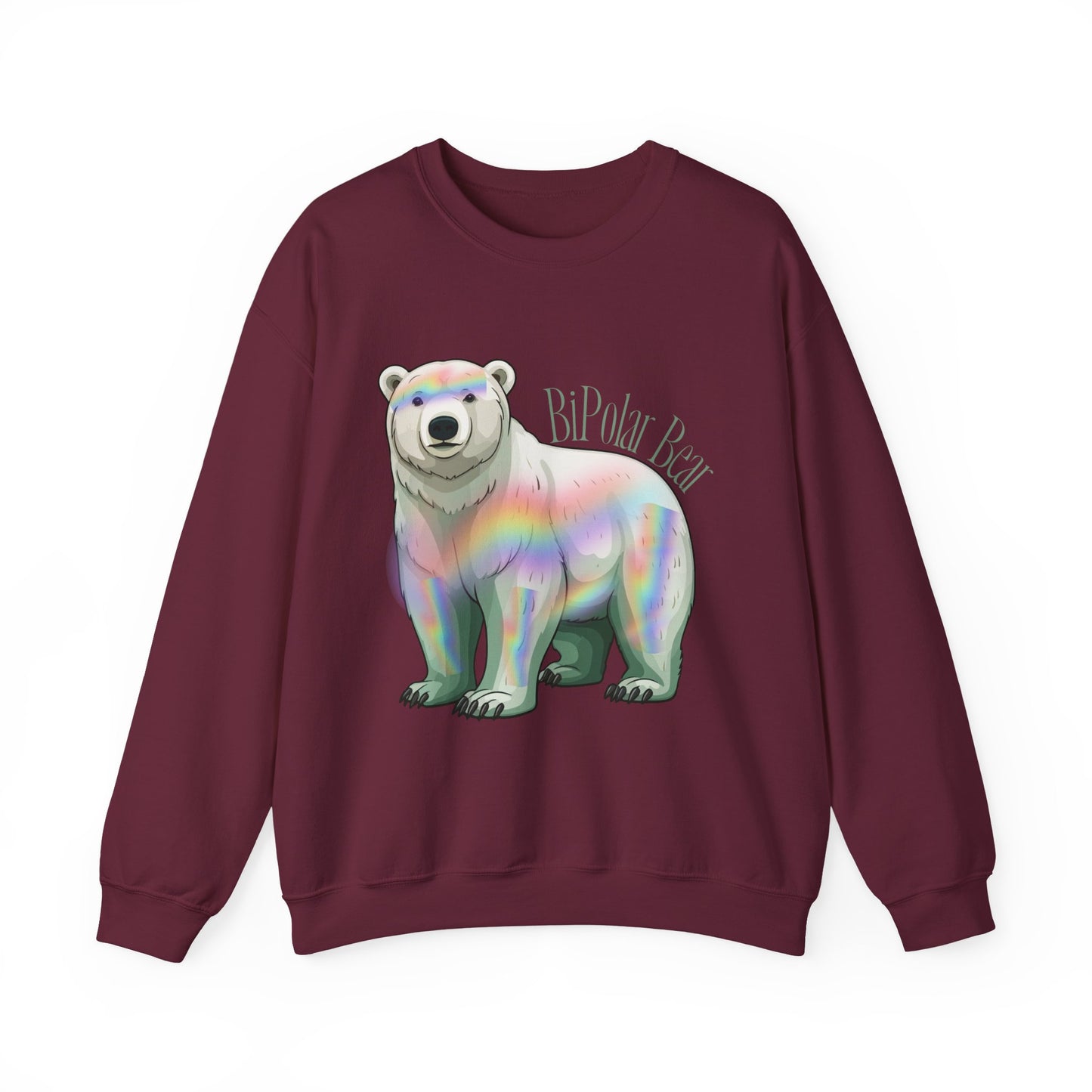Bipolar Bear LGBTQ Hoodie: Mental Health Support Sweatshirt for Men & Women