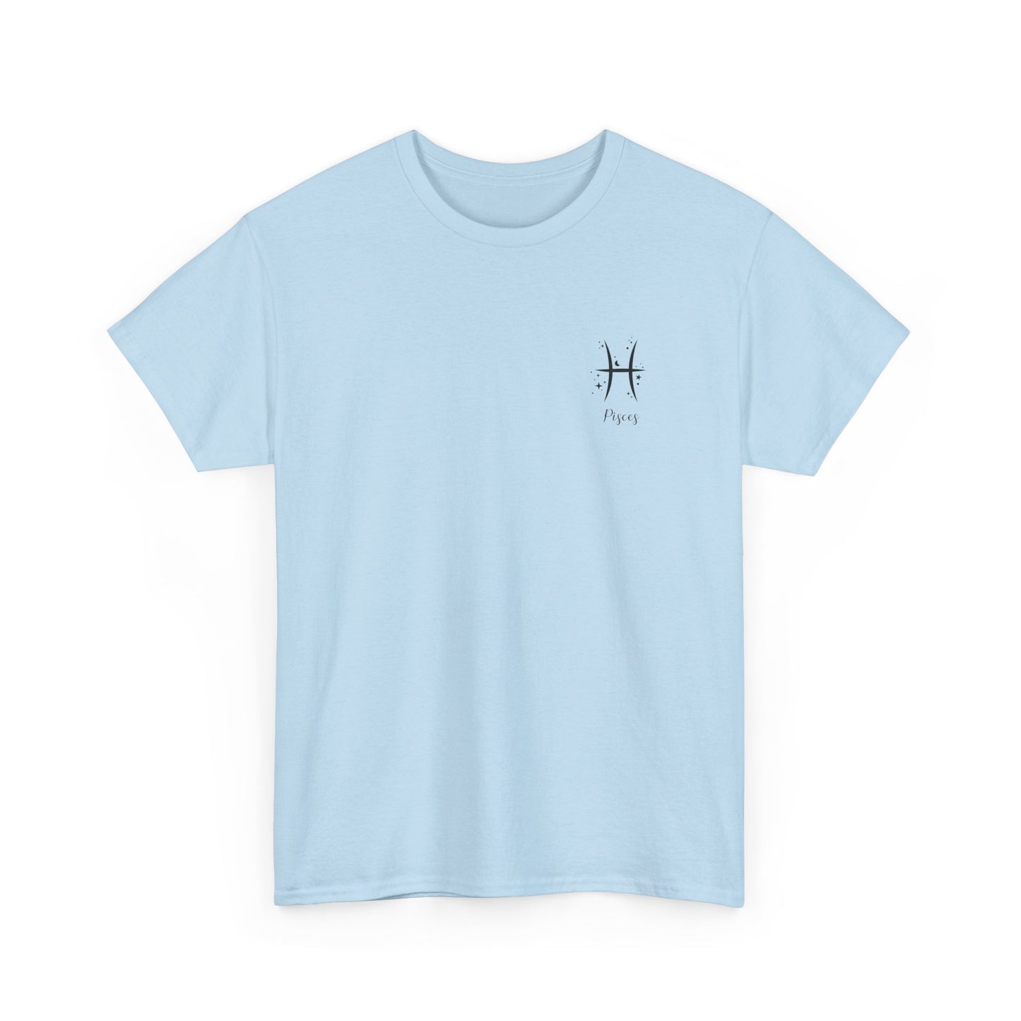 Pisces Zodiac Graphic Tee, Astrology Gift, Horoscope Shirt, Unique Birthday Gift, Unisex Heavy Cotton Tee