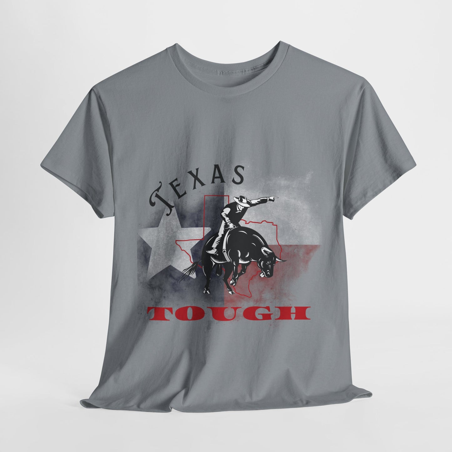 Texas Tough T Shirt, Rodeo Shirt, Western Bull Rider Tee, Cowboy Gift, Country Music, Texas Pride T-Shirt