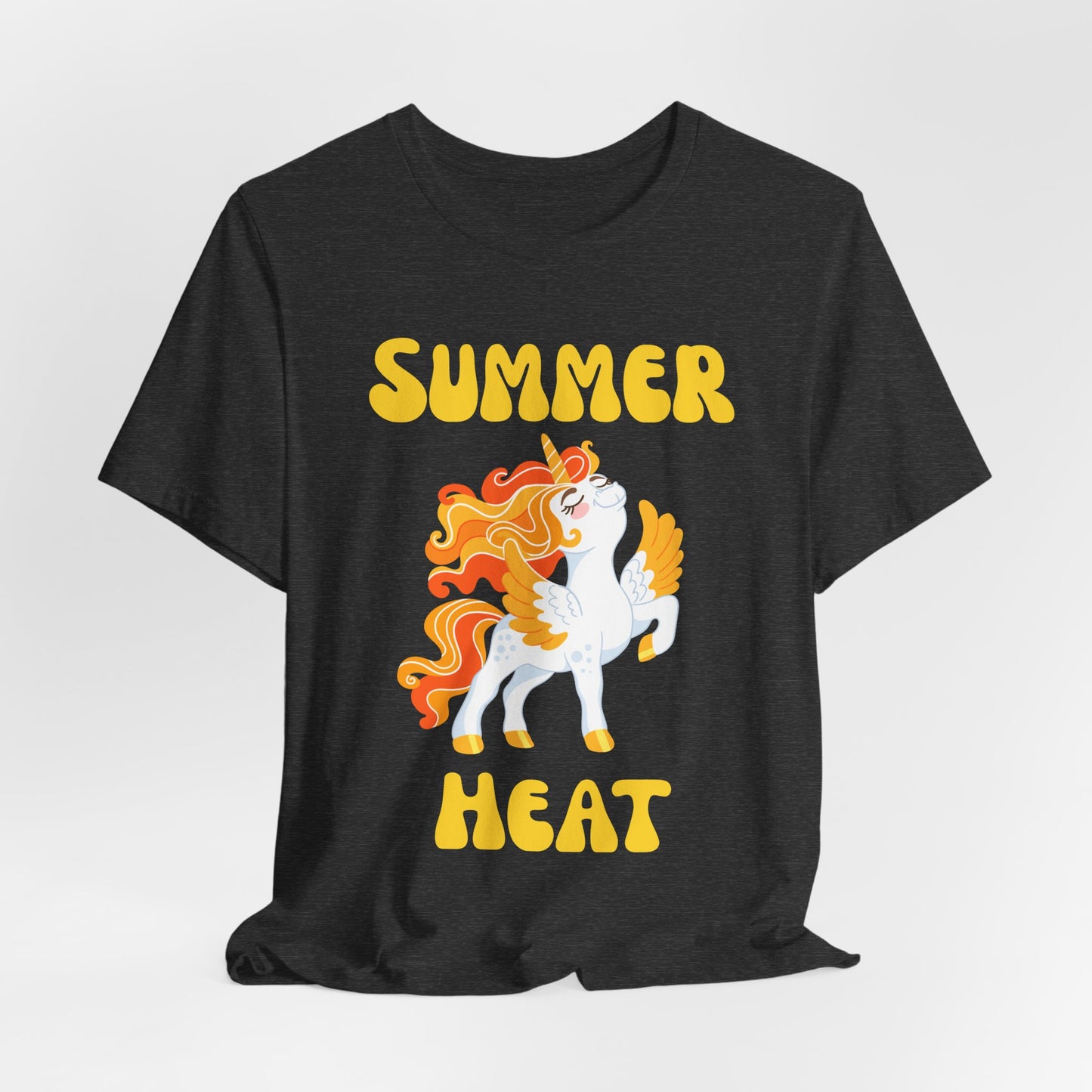Summer Heat Unicorn Tee - Fun Summer Apparel, Gift for Unicorn Lovers, Cute Casual Wear, Festival Shirt