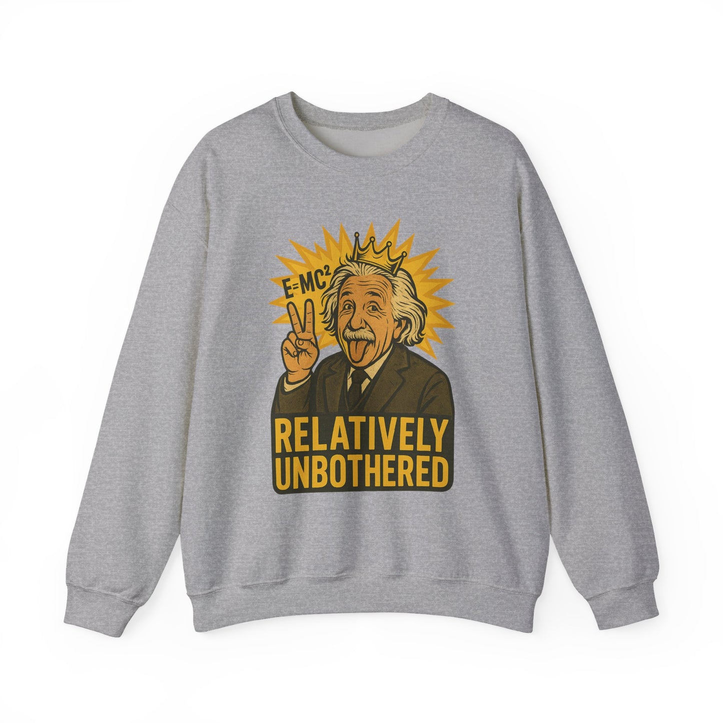 Albert Einstein Sweatshirt for Science Lovers, Gift for Nerds, Casual Wear, Relaxed Fit for Everyday