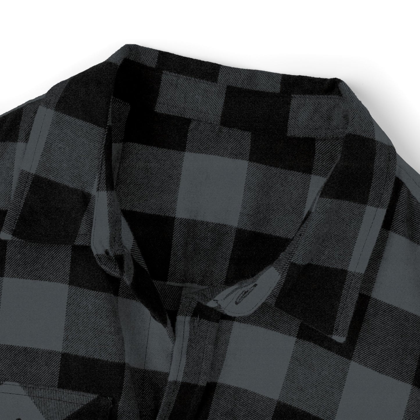 Cozy Unisex Flannel Shirt with Punk Plush Panther Design - Perfect for Fall and Winter, Layering Essential, Gift for Him and Her