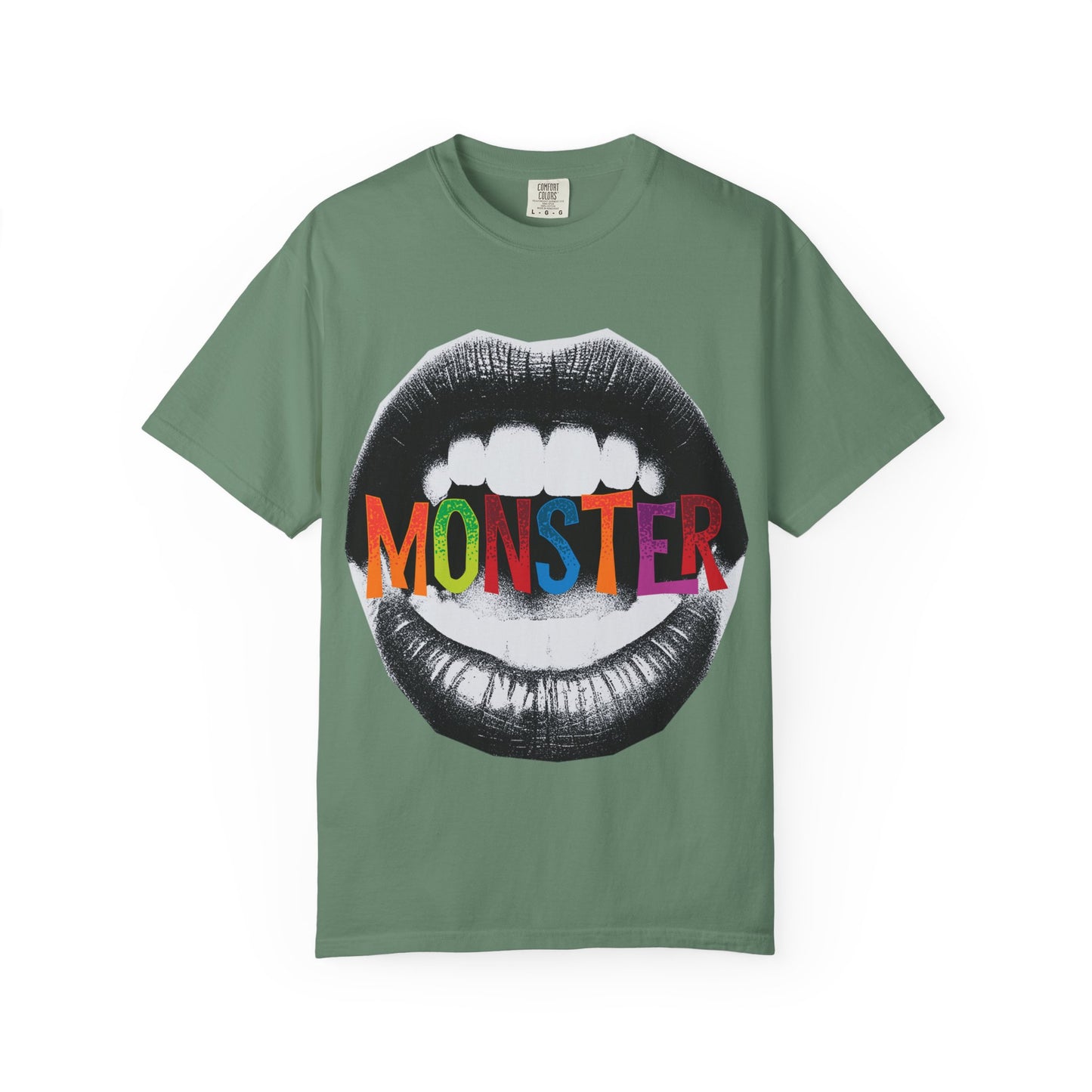 Colorful Monster Graphic T-shirt, Unisex Shirt, Fun Tee, Statement Apparel, Casual Wear, Gift for Artists