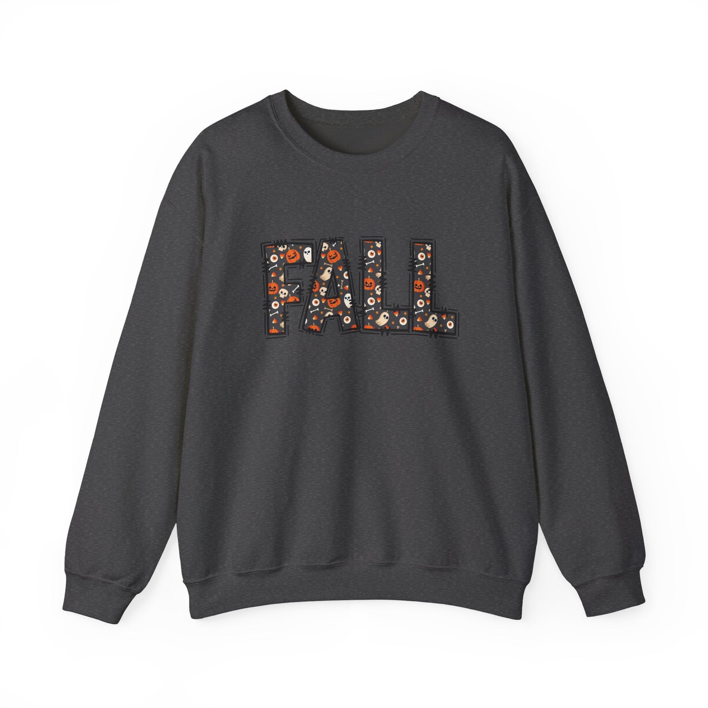 Fall Pumpkin Sweatshirt for Halloween October Vibes, Autumn Outfit, Gift for Her, Layering Piece, Casual Fall Style