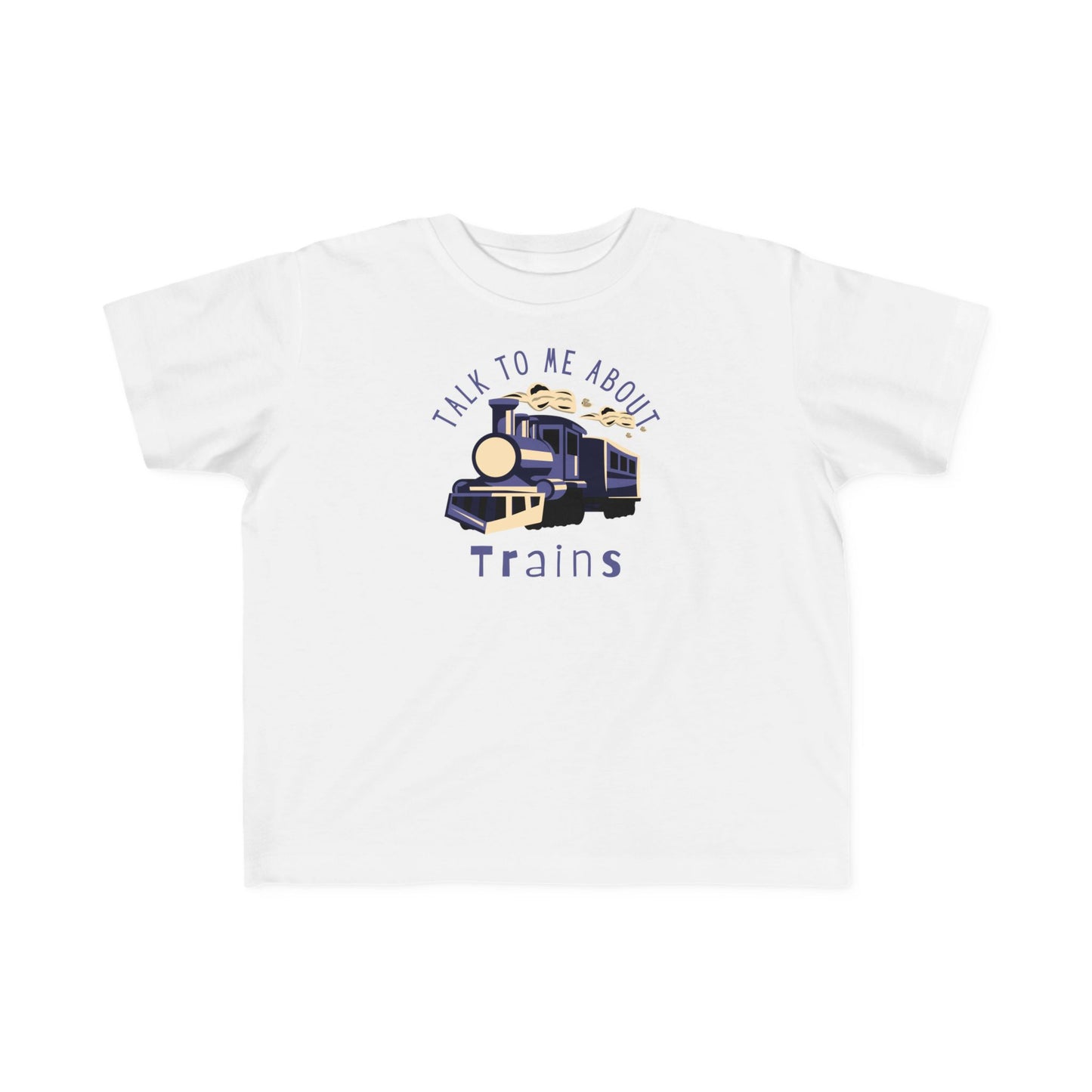 Train Enthusiast Toddler Tee, Kids Gift for Train Lovers
