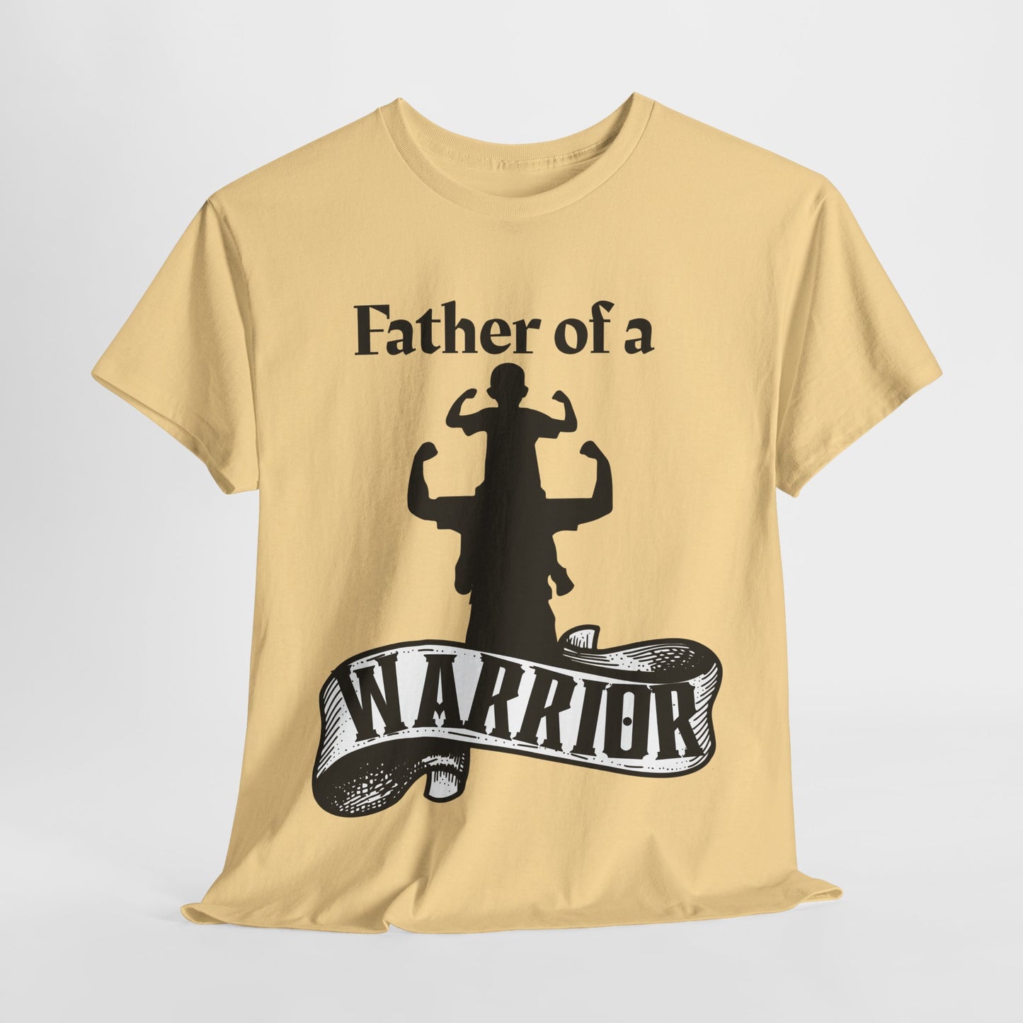 Father of a Warrior T-Shirt, Gift for Dads, Warrior Theme Shirt, Father's Day Gift, Unisex Cotton Tee