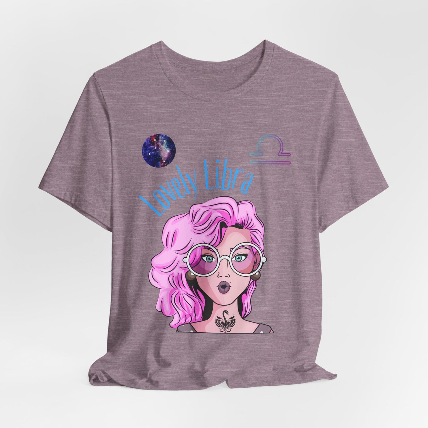 Libra Graphic Tee, Astrology Shirt, Zodiac Apparel, Cute Libra Gift, Horoscope T-Shirt, Astrology Lover Clothing