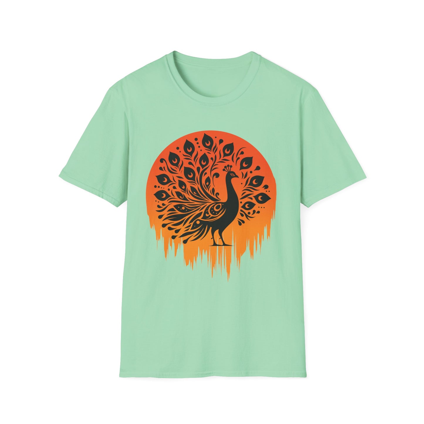 Bohemian Peacock T-Shirt, Gift for Her, Festival Nature Lovers