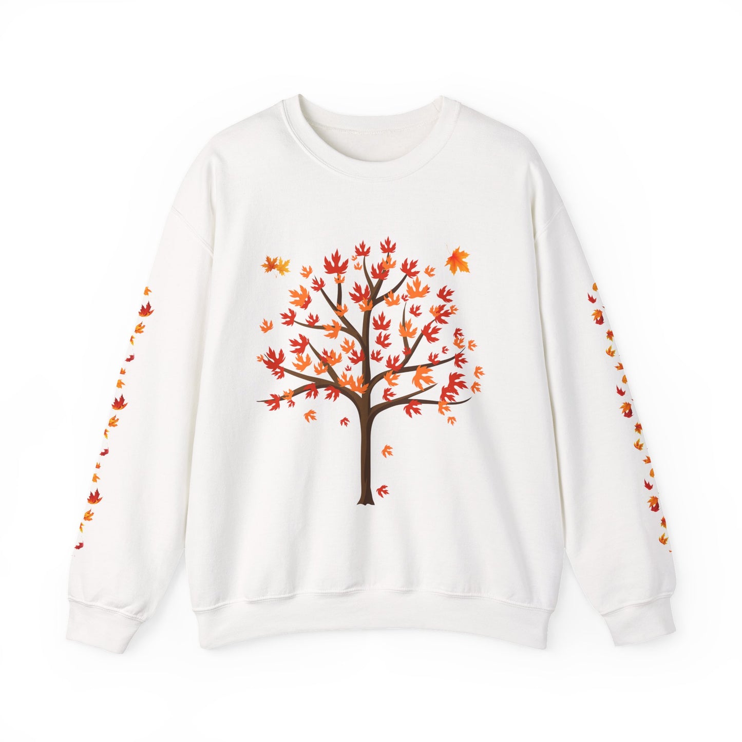 Autumn Tree Sweatshirt, Cozy Fall Crewneck, Unisex Sweatshirt, Nature Lover Gift, Seasonal Fashion, Harvest Celebration Sweater