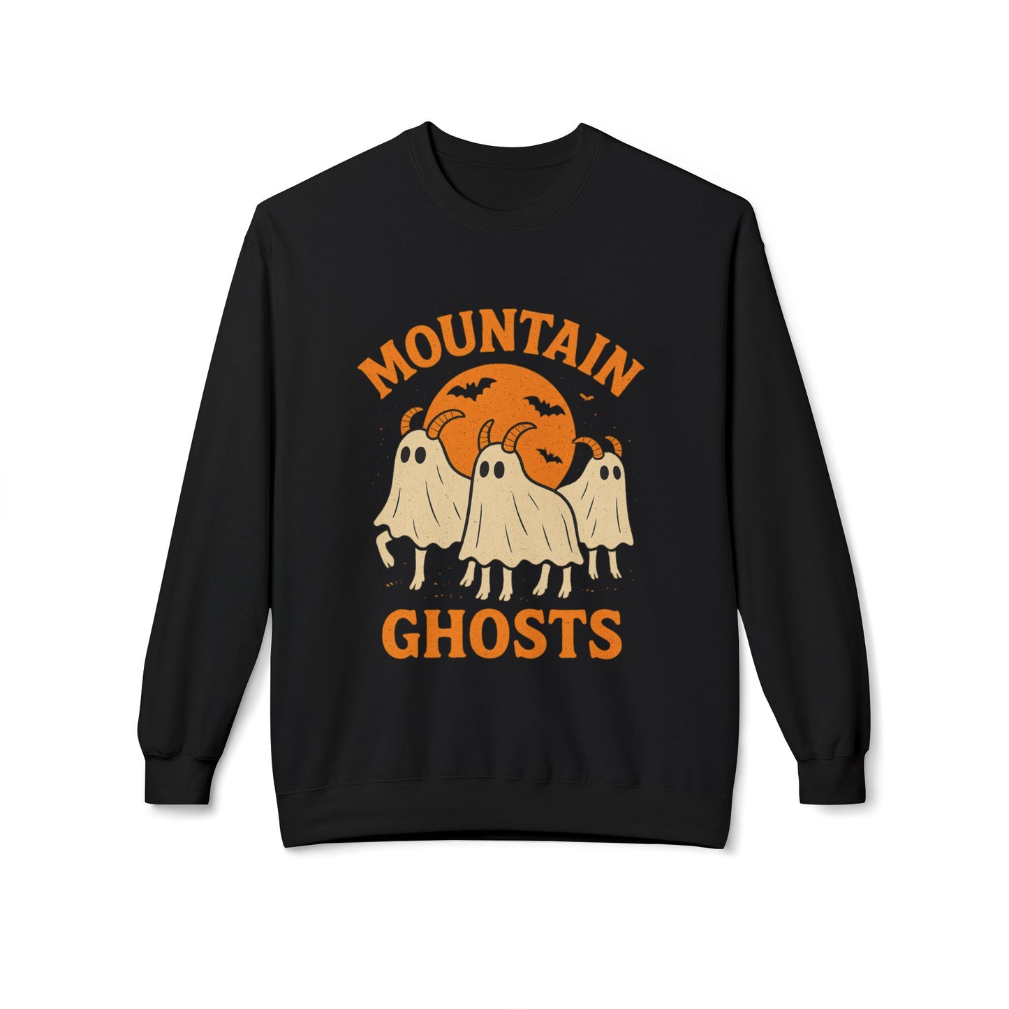 Halloween Mountain Ghosts Crewneck Sweatshirt | Halloween Sweater, Spooky Season Style